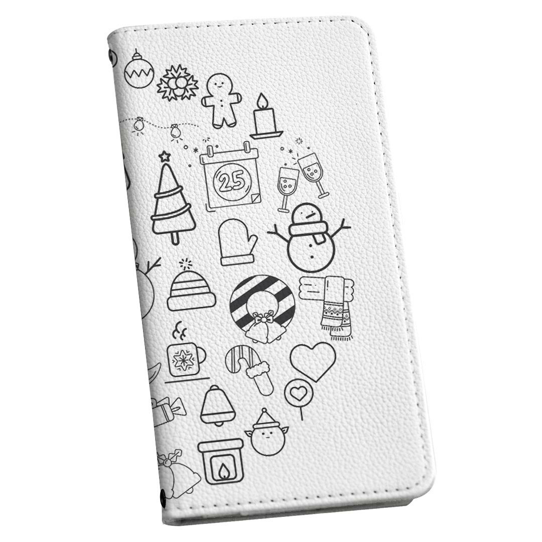AQUOS zero2 SHV47 アクオス ゼロツー shv47 専用 ケース カバー 手帳型 マグネット式 ピタッと閉まる レザーケース カード収納 ポケット igcase 015965 クリスマス　冬　アイコン