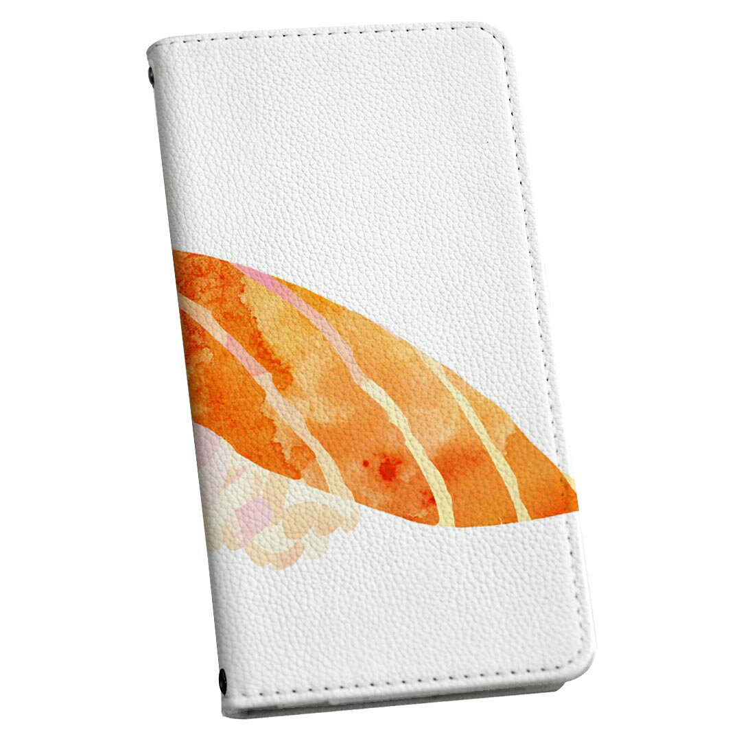 iPhone Air 用 スマホカバー 各キャリア 共通対応 ケース カバー 手帳型 マグネット式 ピタッと閉まる レザーケース カード収納 ポケット igcase 016178 お寿司　食べ物　和食(2.0)