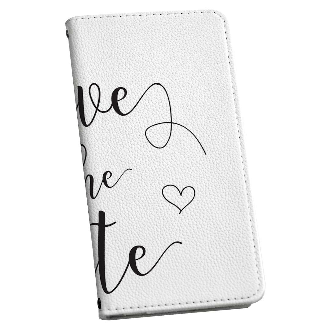 AQUOS R10 用 スマホカバー SH-51F / A501SH / SH-M31 共通対応 エクスペリア 手帳型 マグネット式 ピタッと閉まる レザーケース カード収納 ポケット igcase 016273 英語