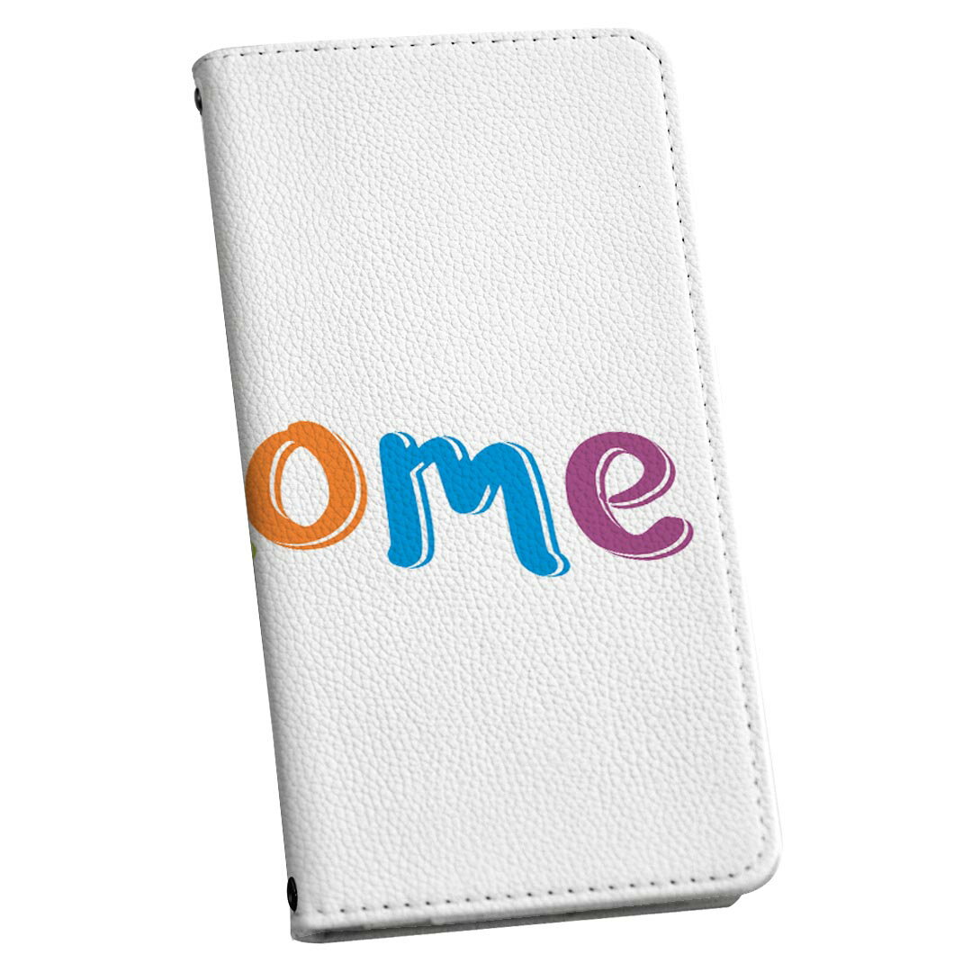 Xperia Ace III SO-53C SOG08 共通対応 ストラップ付き so53c ケース ショルダー スマホ 落下防止 手帳型 マグネット式 ピタッと閉まる スマホカバー 肩掛け 斜めかけ 016431 英語　カラフル