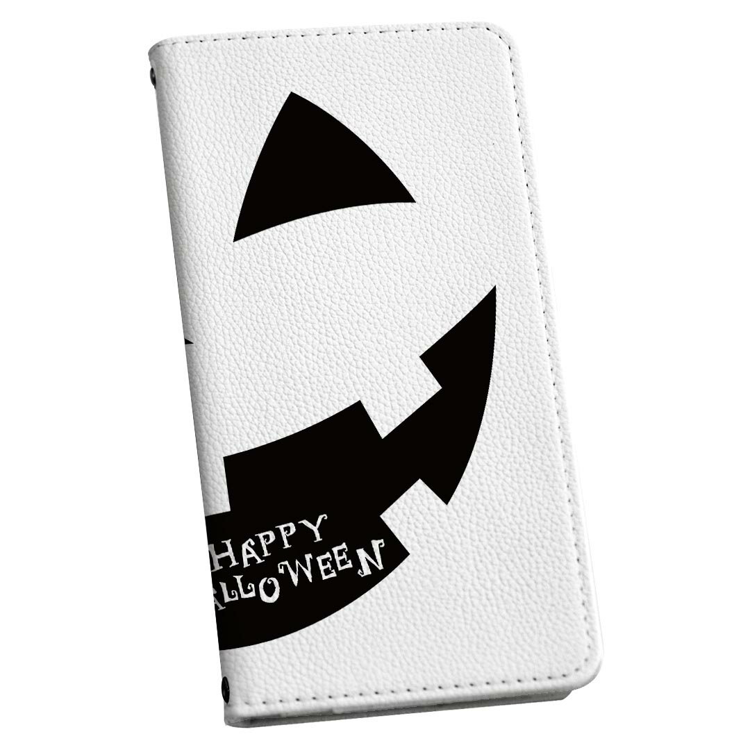 Galaxy S9 SC-02K ギャラクシー 専用 ケース カバー 手帳型 マグネット式 ピタッと閉まる レザーケース sc02k カード収納 ポケット igcase 017433 ハロウィン　 顔　かぼちゃ　パンプキン
