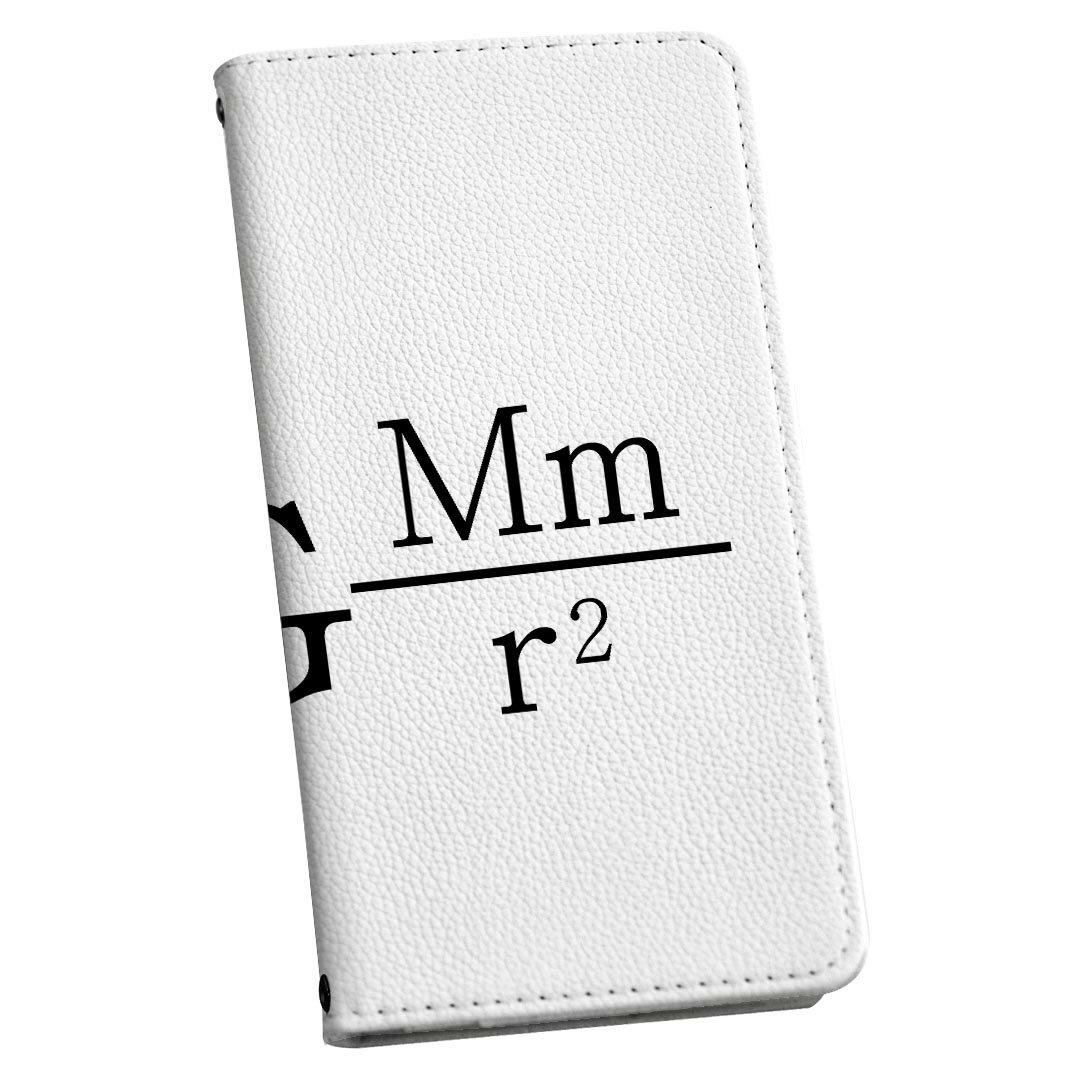 Xperia 10 IV SO-52C SOG07 共通対応 専用 ケース カバー 手帳型 マグネット式 ピタッと閉まる レザーケース so52c カード収納 ポケット igcase 017713 方程式 万有引力の法則