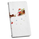 iPhone8 iphone 6/7/8 共通対応 アイフォーン 専用 ケース カバー 手帳型 マグネット式 ピタッと閉まる レザーケース sc02k カード収納 ポケット igcase 017832 クリスマス トナカイ サンタ 雪(2)