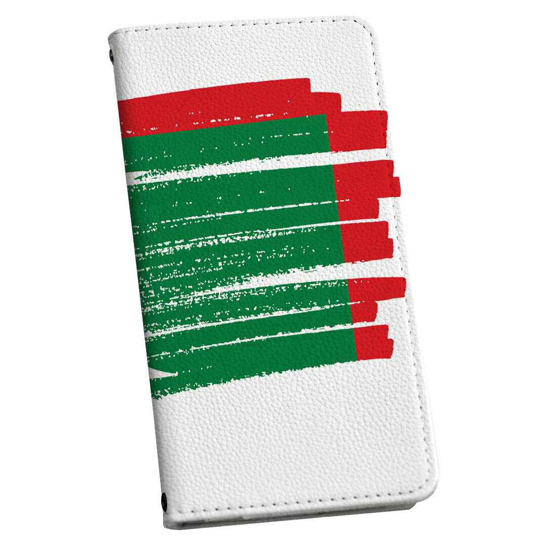 AQUOS sense6 SH-54B SHG05 専用 ケース カバー 手帳型 マグネット式 ピタッと閉まる レザーケース sh54b カード収納 ポケット igcase 018502 国旗 maldives モルディブ