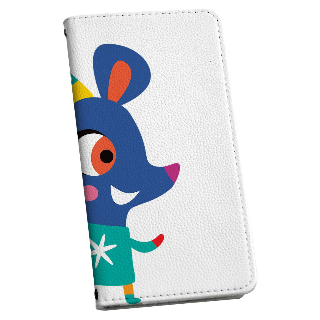 乐天商城 - Galaxy A52 5G SC-53B エクスペリア sc53b 専用 ケース カバー 手帳型 マグネット式 ピタッと閉まる レザーケース カード収納 ポケット igcase 019029 イラスト アニマル キッズ