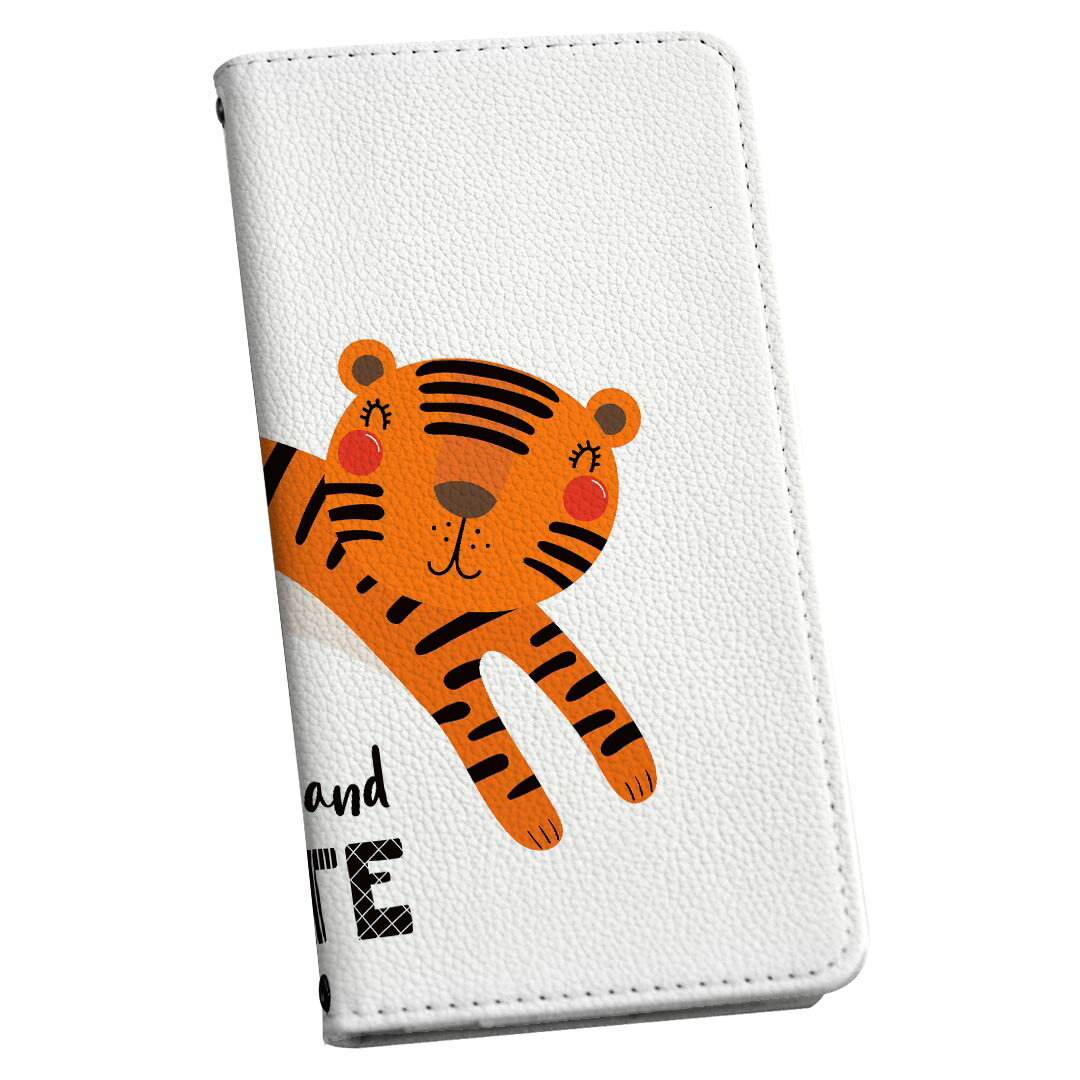 SOV41 Xperia 5 エクスぺリア ファイブ xperia5 sov41 ストラップ付き ケース ショルダー スマホ 落下防止 手帳型 マグネット式 ピタッと閉まる スマホカバー 肩掛け 斜めかけ 019102 イラスト アニマル キッズ