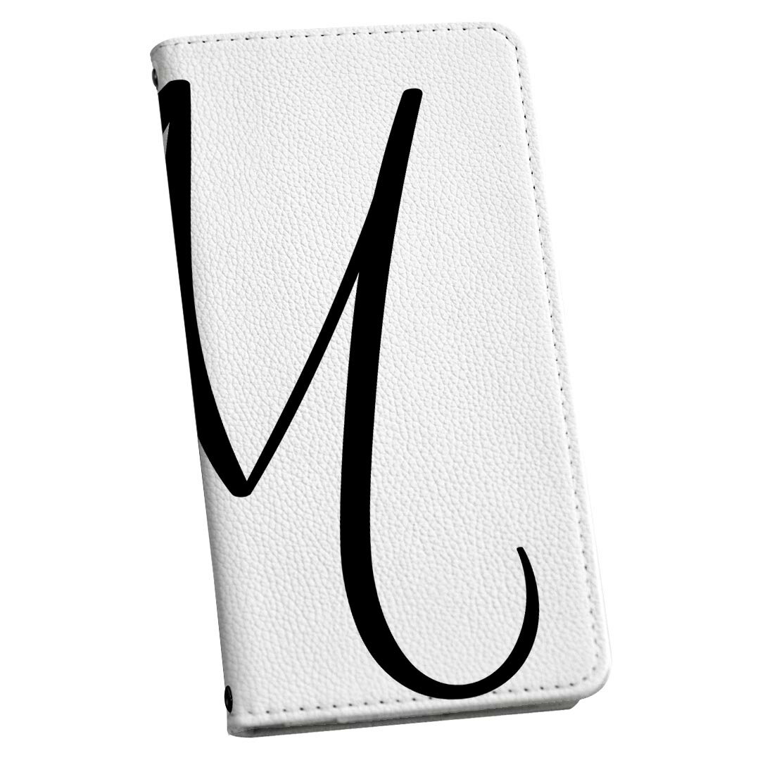 Galaxy S20 5G SC-51A ギャラクシー 専用 ケース カバー 手帳型 マグネット式 ピタッと閉まる レザーケース sc51a カード収納 ポケット igcase 019229 フォント 文字 m アルファベット(2.0)