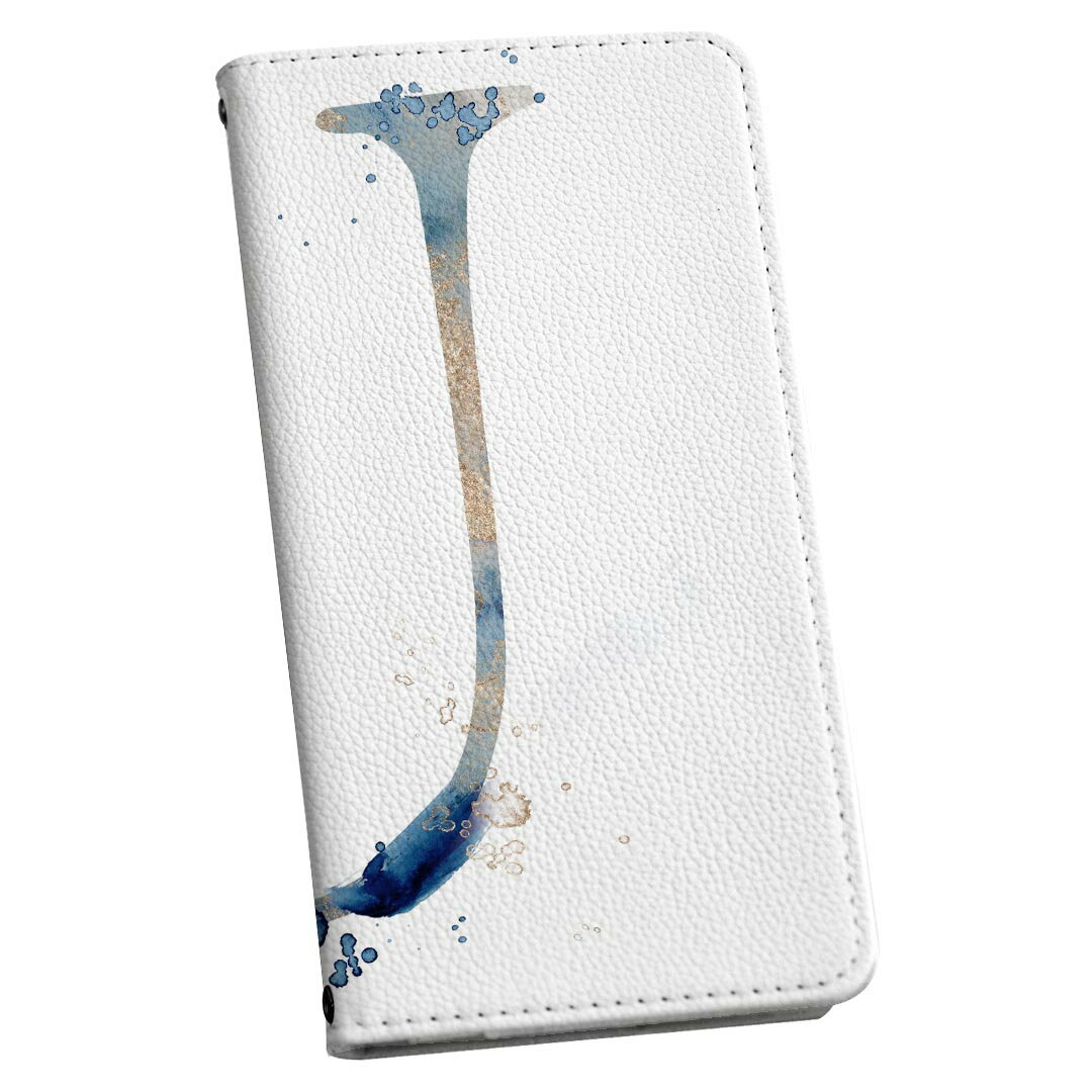 Xperia XZ1 SO-01K エクスペリア XZ1 専用 ケース カバー 手帳型 マグネット式 ピタッと閉まる レザーケース so01k カード収納 ポケット igcase 019636 フォント 文字 u アルファベット