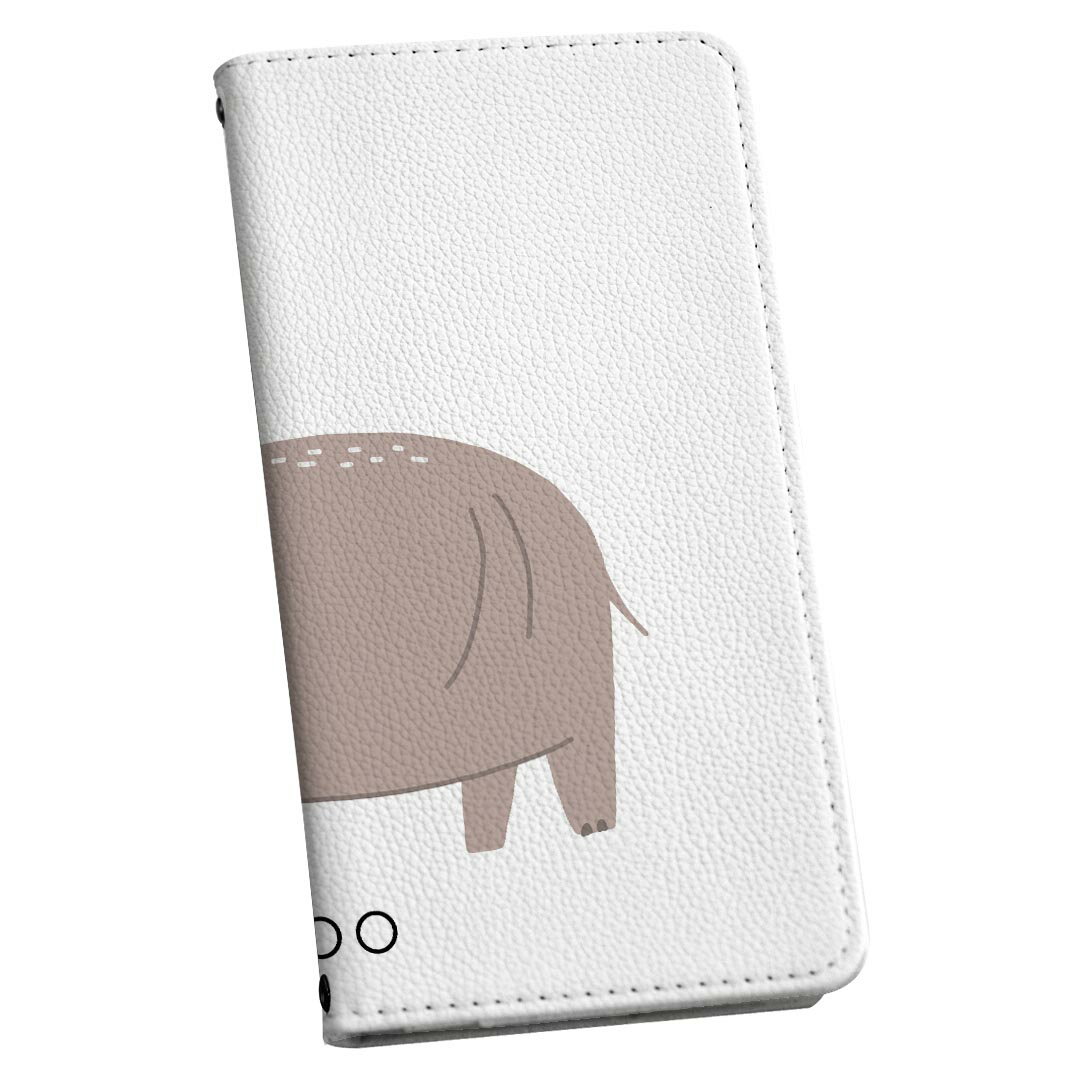 iPhone11 6.1インチ ストラップ付き iphone11 ケース ショルダー スマホ 落下防止 手帳型 マグネット式 ピタッと閉まる スマホカバー 肩掛け 斜めかけ 019940 動物 アルファベット H hippo カバ