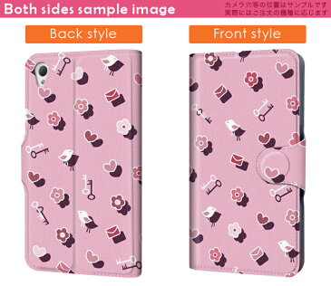 DM-01H Disney Mobile ディズニーモバイル dm01h docomo ドコモ スマホ カバー 手帳型 カバー レザー ケース 手帳タイプ フリップ ダイアリー 二つ折り 革 花 アイコン 模様 チェック・ボーダー 005749