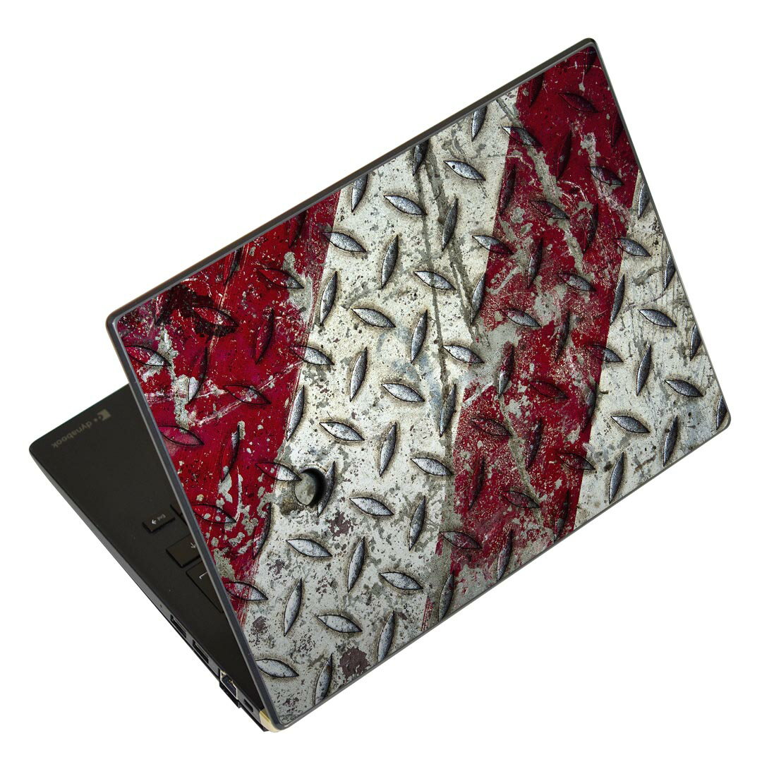 ノートパソコン スキンシール 17インチまで対応 汎用ステッカー 2枚セット LAVIE用 FMV用 LIFEBOOK用 Dynabook用 Lenovo用 Thinkbook用 IdeaPad用 HP用 Pavillon用 ENVY用 Elite用 Dell用 Vostro用 Inspiron用 VAIO用 001122 メタル　カーボン