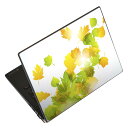 ノートパソコン スキンシール 13.3インチまで対応 汎用ステッカー 2枚セット LAVIE用 FMV用 LIFEBOOK用 Dynabook用 Lenovo用 Thinkbook用 IdeaPad用 HP用 Pavillon用 ENVY用 Elite用 Dell用 Vostro用 Inspiron用 VAIO用 001277 紅葉 秋 銀杏