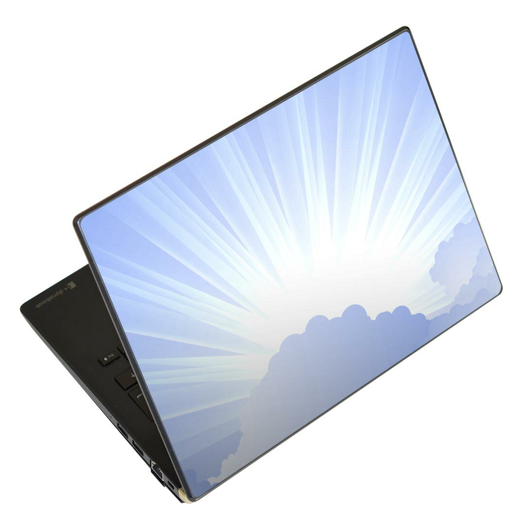 ノートパソコン スキンシール 17インチまで対応 汎用ステッカー 2枚セット LAVIE用 FMV用 LIFEBOOK用 Dynabook用 Lenovo用 Thinkbook用..