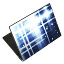 ノートパソコン スキンシール 13.3インチまで対応 汎用ステッカー 2枚セット LAVIE用 FMV用 LIFEBOOK用 Dynabook用 Lenovo用 Thinkbook用 IdeaPad用 HP用 Pavillon用 ENVY用 Elite用 Dell用 Vostro用 Inspiron用 VAIO用 002274 蛍光 青(2)