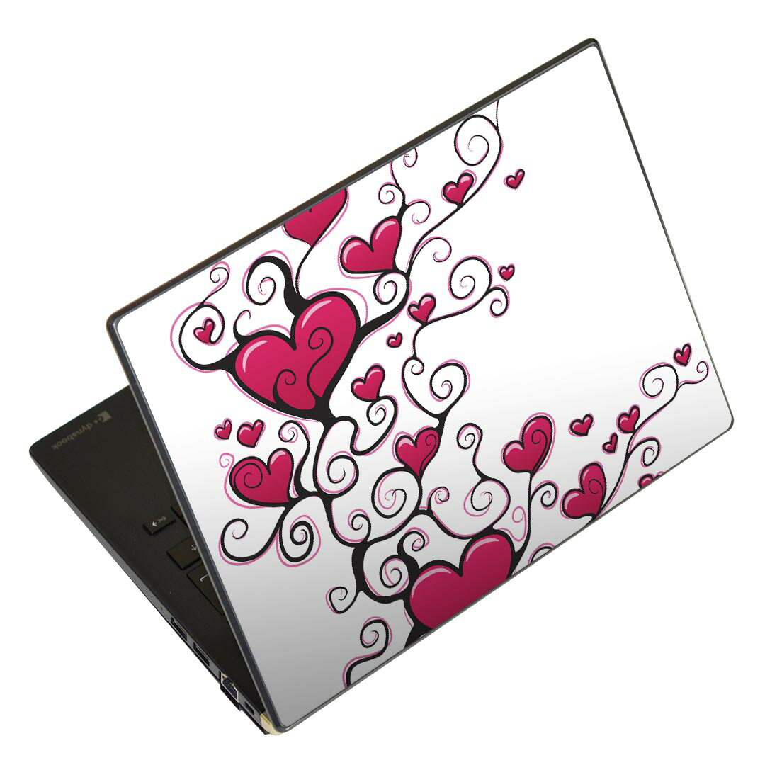 ノートパソコン スキンシール 13.3インチまで対応 汎用ステッカー 2枚セット LAVIE用 FMV用 LIFEBOOK用 Dynabook用 Lenovo用 Thinkbook用 IdeaPad用 HP用 Pavillon用 ENVY用 Elite用 Dell用 Vostro用 Inspiron用 VAIO用 003337 