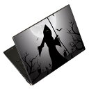 ノートパソコン スキンシール 13.3インチまで対応 汎用ステッカー 2枚セット LAVIE用 FMV用 LIFEBOOK用 Dynabook用 Lenovo用 Thinkbook用 IdeaPad用 HP用 Pavillon用 ENVY用 Elite用 Dell用 Vostro用 Inspiron用 VAIO用 003376 クール ハロウィン かぼちゃ