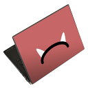ノートパソコン スキンシール 17インチまで対応 汎用ステッカー 2枚セット LAVIE用 FMV用 LIFEBOOK用 Dynabook用 Lenovo用 Thinkbook用 IdeaPad用 HP用 Pavillon用 ENVY用 Elite用 Dell用 Vostro用 Inspiron用 VAIO用 020603 マスク デザイン 節分