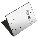 ノートパソコン スキンシール 17インチまで対応 汎用ステッカー 2枚セット LAVIE用 FMV用 LIFEBOOK用 Dynabook用 Lenovo用 Thinkbook用 IdeaPad用 HP用 Pavillon用 ENVY用 Elite用 Dell用 Vostro用 Inspiron用 VAIO用 020842 マスクデザイン 宇宙 惑星 飛行士