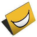 ノートパソコン スキンシール 17インチまで対応 汎用ステッカー 2枚セット LAVIE用 FMV用 LIFEBOOK用 Dynabook用 Lenovo用 Thinkbook用 IdeaPad用 HP用 Pavillon用 ENVY用 Elite用 Dell用 Vostro用 Inspiron用 VAIO用 020868 マスクデザイン 面白 口