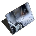 ノートパソコン スキンシール 17インチまで対応 汎用ステッカー 2枚セット LAVIE用 FMV用 LIFEBOOK用 Dynabook用 Lenovo用 Thinkbook用 IdeaPad用 HP用 Pavillon用 ENVY用 Elite用 Dell用 Vostro用 Inspiron用 VAIO用 022979 自転車 写真