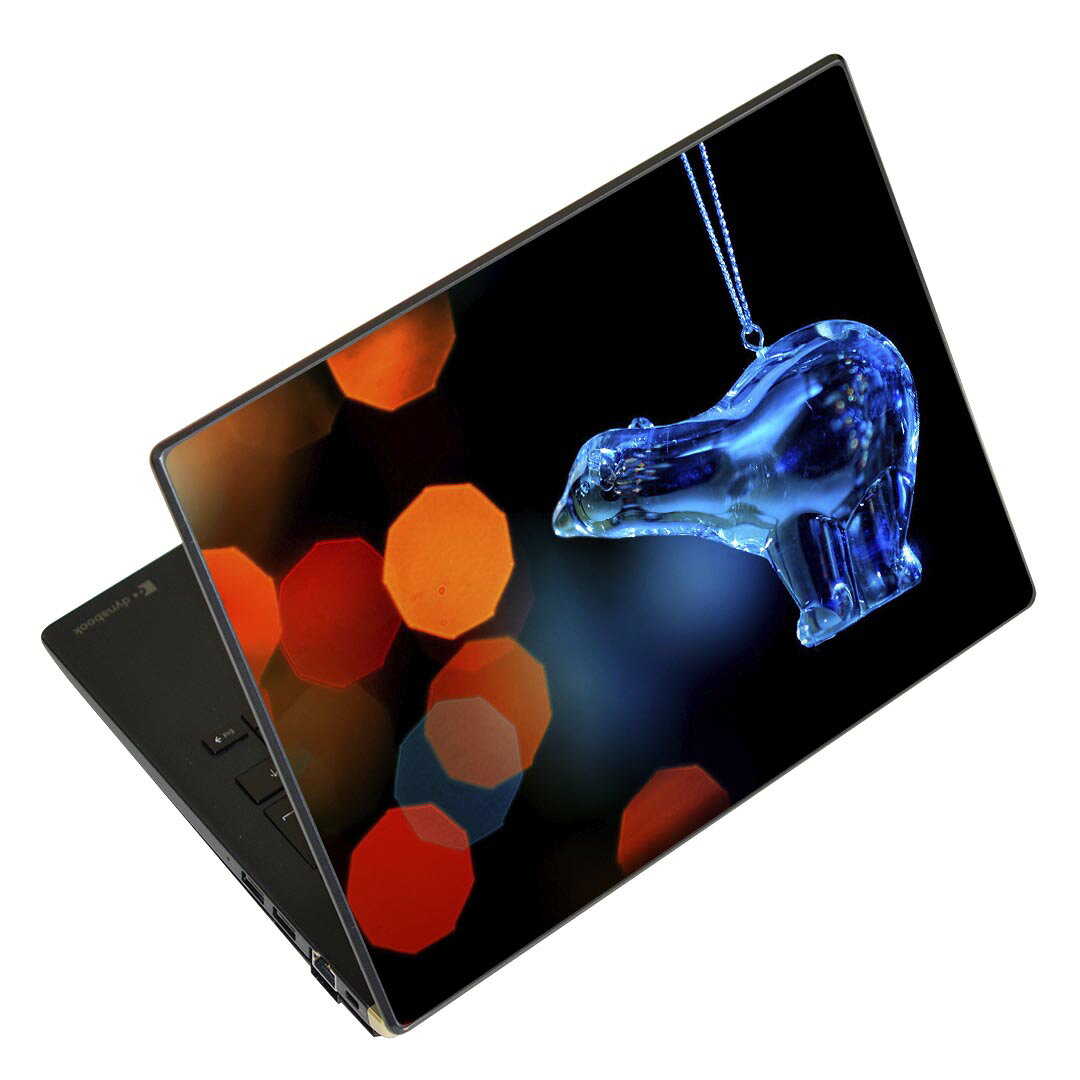 ノートパソコン スキンシール 17インチまで対応 汎用ステッカー 2枚セット LAVIE用 FMV用 LIFEBOOK用 Dynabook用 Lenovo用 Thinkbook用 IdeaPad用 HP用 Pavillon用 ENVY用 Elite用 Dell用 Vostro用 Inspiron用 VAIO用 023399 クリスマス 写真