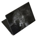 ノートパソコン スキンシール 17インチまで対応 汎用ステッカー 2枚セット LAVIE用 FMV用 LIFEBOOK用 Dynabook用 Lenovo用 Thinkbook用 IdeaPad用 HP用 Pavillon用 ENVY用 Elite用 Dell用 Vostro用 Inspiron用 VAIO用 023806 煙 写真(2)