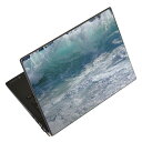 ノートパソコン スキンシール 17インチまで対応 汎用ステッカー 2枚セット LAVIE用 FMV用 LIFEBOOK用 Dynabook用 Lenovo用 Thinkbook用 IdeaPad用 HP用 Pavillon用 ENVY用 Elite用 Dell用 Vostro用 Inspiron用 VAIO用 023958 海 波 写真(2)