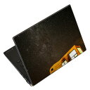 ノートパソコン スキンシール 17インチまで対応 汎用ステッカー 2枚セット LAVIE用 FMV用 LIFEBOOK用 Dynabook用 Lenovo用 Thinkbook用 IdeaPad用 HP用 Pavillon用 ENVY用 Elite用 Dell用 Vostro用 Inspiron用 VAIO用 025588 キャンプ 星空 写真 風景