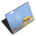 ノートパソコン スキンシール 13.3インチまで対応 汎用ステッカー 2枚セット LAVIE用 FMV用 LIFEBOOK用 Dynabook用 Lenovo用 Thinkbook用 IdeaPad用 HP用 Pavillon用 ENVY用 Elite用 Dell用 Vostro用 Inspiron用 VAIO用 006273 キャラクター イラスト(2)
