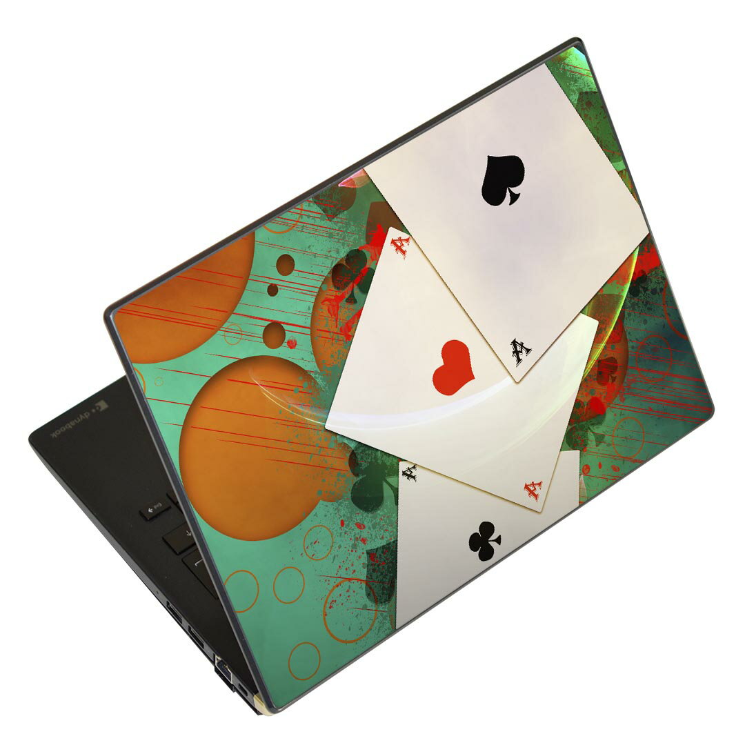 ノートパソコン スキンシール 17インチまで対応 汎用ステッカー 2枚セット LAVIE用 FMV用 LIFEBOOK用 Dynabook用 Lenovo用 Thinkbook用..