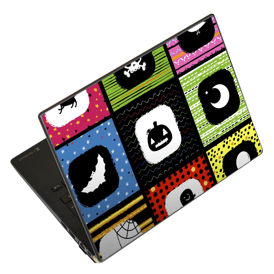 ノートパソコン スキンシール 17インチまで対応 汎用ステッカー 2枚セット LAVIE用 FMV用 ...