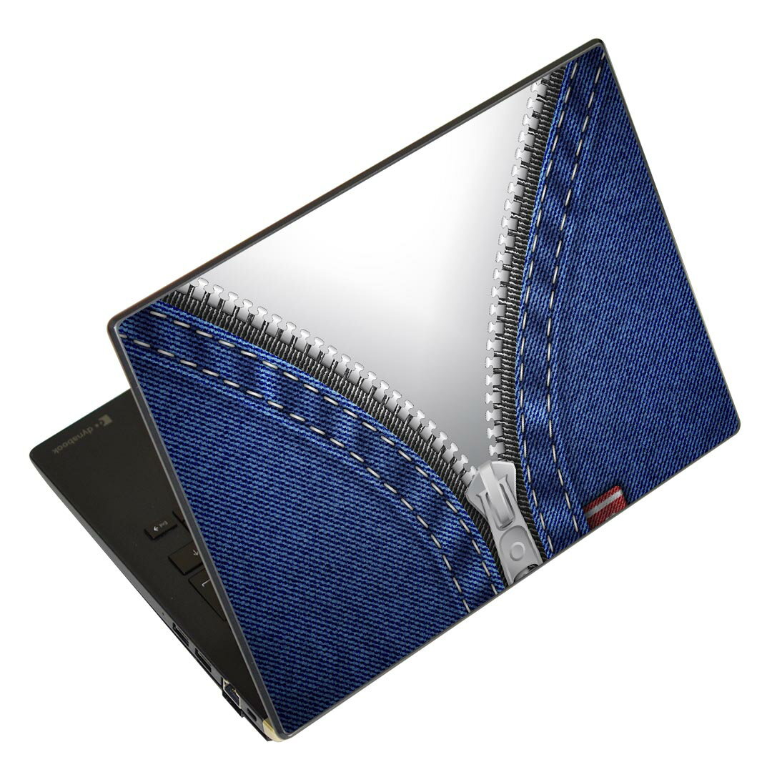 ノートパソコン スキンシール 13.3インチまで対応 汎用ステッカー 2枚セット LAVIE用 FMV用 LIFEBOOK用 Dynabook用 Lenovo用 Thinkbook用 IdeaPad用 HP用 Pavillon用 ENVY用 Elite用 Dell用 Vostro用 Inspiron用 VAIO用 010451 おしゃれ　ファッション　ジーンズ