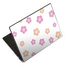 ノートパソコン スキンシール 13.3インチまで対応 汎用ステッカー 2枚セット LAVIE用 FMV用 LIFEBOOK用 Dynabook用 Lenovo用 Thinkbook用 IdeaPad用 HP用 Pavillon用 ENVY用 Elite用 Dell用 Vostro用 Inspiron用 VAIO用 012847 ひな祭り 桃の花