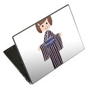 ノートパソコン スキンシール 13.3インチまで対応 汎用ステッカー 2枚セット LAVIE用 FMV用 LIFEBOOK用 Dynabook用 Lenovo用 Thinkbook用 IdeaPad用 HP用 Pavillon用 ENVY用 Elite用 Dell用 Vostro用 Inspiron用 VAIO用 014681 人物 着物