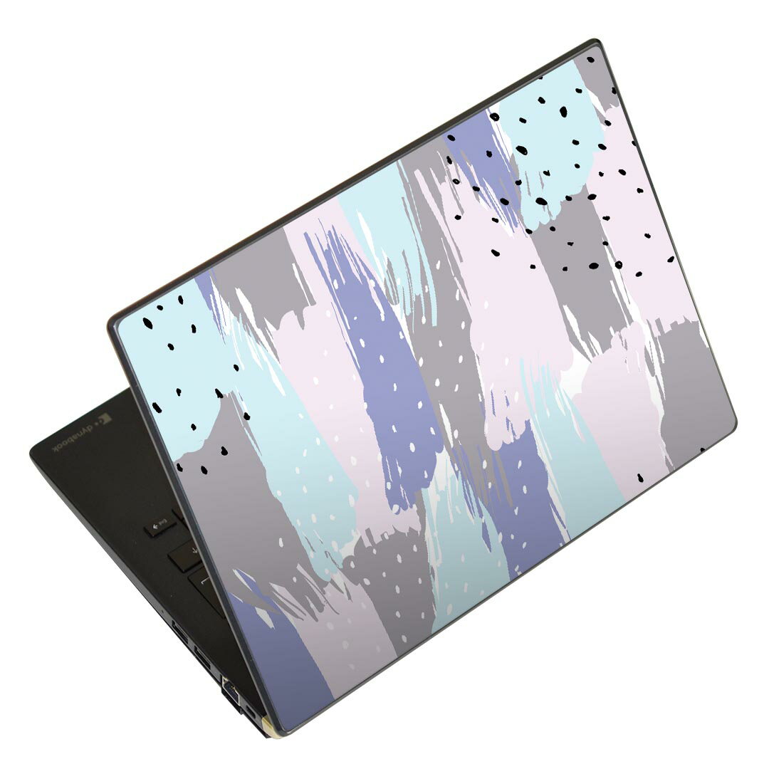 ノートパソコン スキンシール 13.3インチまで対応 汎用ステッカー 2枚セット LAVIE用 FMV用 LIFEBOOK用 Dynabook用 Lenovo用 Thinkbook用 IdeaPad用 HP用 Pavillon用 ENVY用 Elite用 Dell用 Vostro用 Inspiron用 VAIO用 016362 模様　北欧　手描き