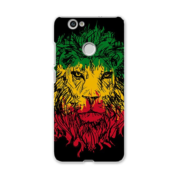 NOVA huawei nova ファーウェイ ノヴァ simfree SIMフリー スマホ カバー ケース スマホケース スマホカバー PC ハードケース 動物　ライオン　レゲエ 011733