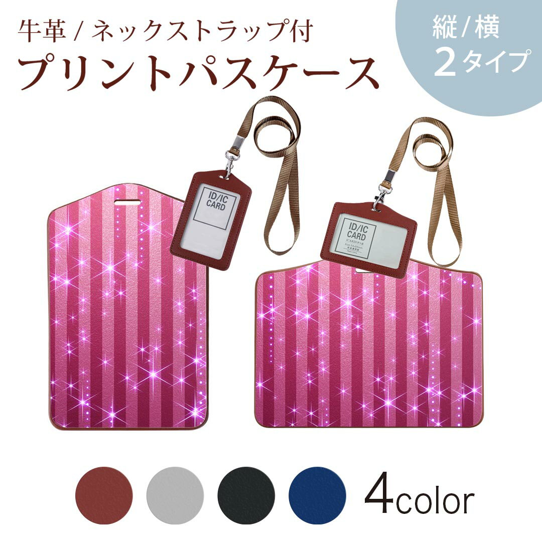 パスケース 定期入れ IC IDカード入れ グレー ブラック ブラウン ネックストラップ付 社員証入れ 通学 通勤 passcase 001076 ストライプ　キラキラ