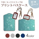 パスケース 定期入れ IC IDカード入れ グレー ブラック ブラウン ネックストラップ付 社員証入れ 通学 通勤 passcase 001721 水玉 ドット(4)