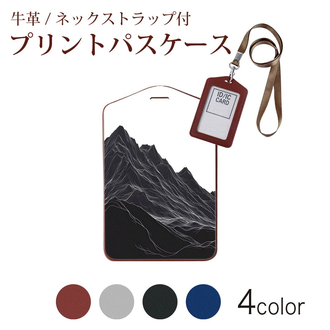 パスケース 定期入れ IC IDカード入れ グレー ブラック ブラウン ネイビー ネック...