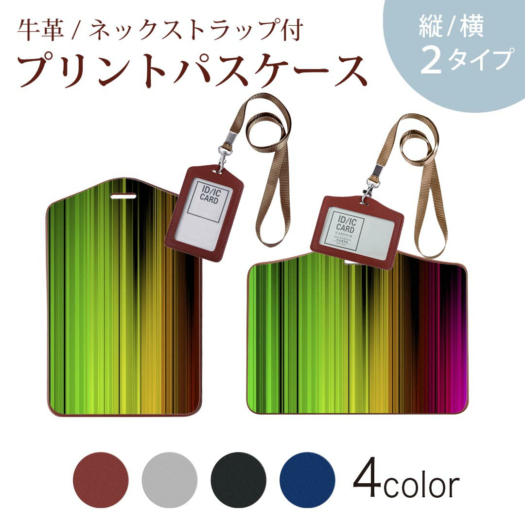 パスケース 定期入れ IC IDカード入れ グレー ブラック ブラウン ネックストラップ付 社員証入れ 通学 通勤 passcase 002260 蛍光　カラフル