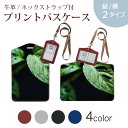 パスケース 定期入れ IC IDカード入れ グレー ブラック ブラウン ネックストラップ付 社員証入れ 通学 通勤 passcase 023510 葉っぱ 植物 モンステラ(4)