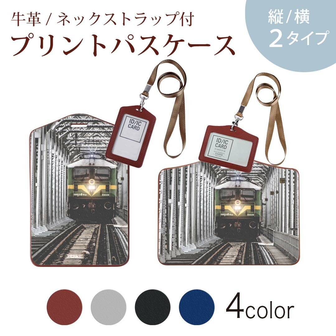Commuter-Pass Holders, Pass Holders - パスケース 定期入れ IC IDカード入れ グレー ブラック ブラウン ネックストラップ付 社員証入れ 通学 通勤 passcase 023900 鉄道　電車