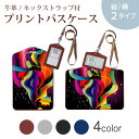 パスケース 定期入れ IC IDカード入れ グレー ブラック ブラウン ネックストラップ付 社員証入れ 通学 通勤 passcase 004491 シンプル カラフル レインボー