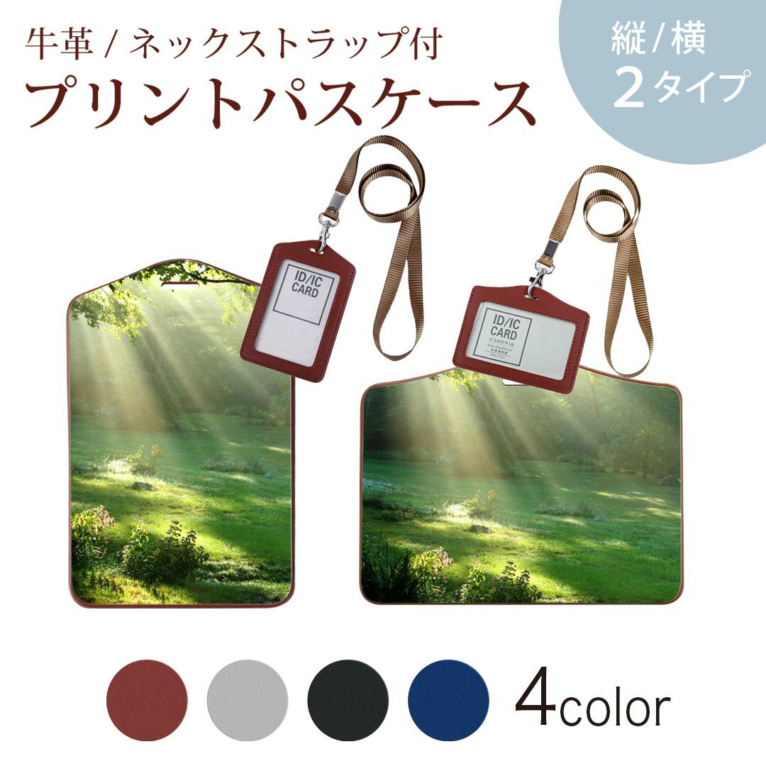 パスケース 定期入れ IC IDカード入れ グレー ブラック ブラウン ネックストラップ...