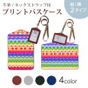 パスケース 定期入れ IC IDカード入れ グレー ブラック ブラウン ネックストラップ付 社員証入れ 通学 通勤 passcase 004893 模様 カラフル|詳細画像
