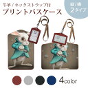 パスケース 定期入れ IC IDカード入れ グレー ブラック ブラウン ネックストラップ付 社員証入れ 通学 通勤 passcase 007895 イラスト うさぎ 兎 アリス 時計