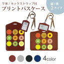 パスケース 定期入れ IC IDカード入れ グレー ブラック ブラウン ネックストラップ付 社員証入れ 通学 通勤 passcase 009184 カラフル 果物 イラスト