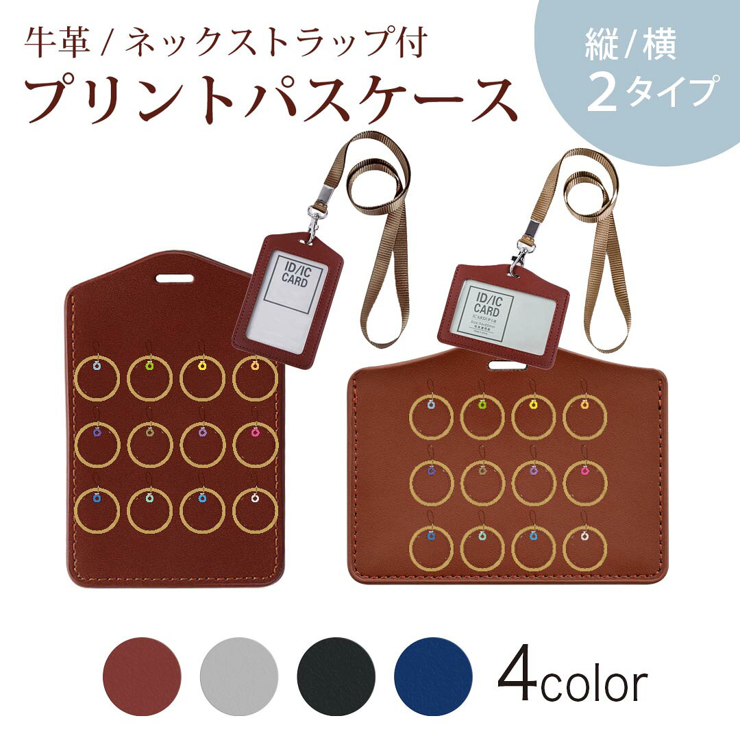 パスケース 定期入れ IC IDカード入れ グレー ブラック ブラウン ネックストラップ付 社員証入れ 通学 通勤 passcase 009320 カラフル　シンプル