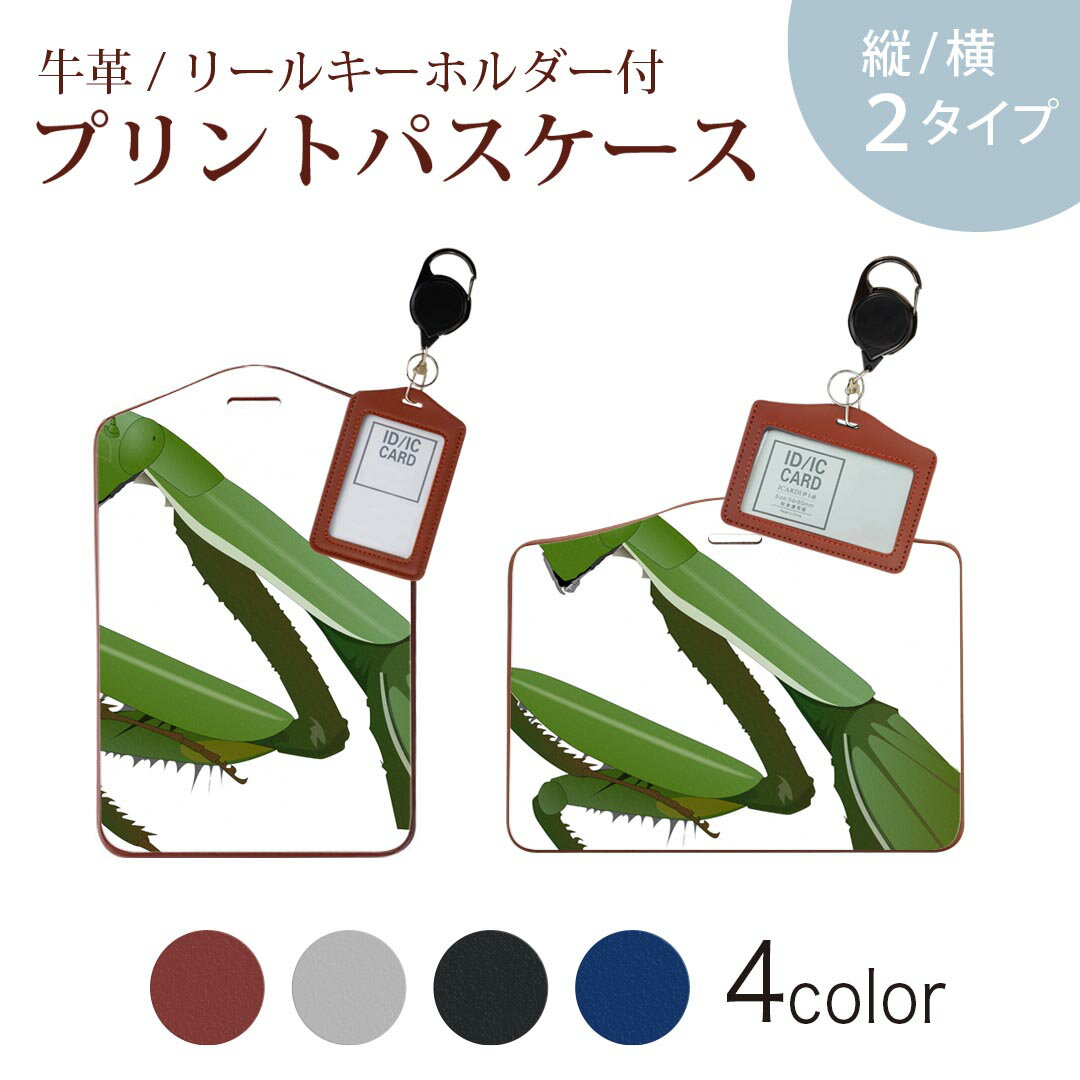 パスケース リールキーホルダー付 定期入れ IC IDカード入れ グレー ブラック ブラウン ネイビー 紛失..