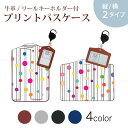 パスケース リールキーホルダー付 定期入れ IC IDカード入れ グレー ブラック ブラウン ネイビー 紛失防止 70cm伸びる 社員証入れ 通学 通勤 passcase 008305 水玉 カラフル レインボー(4)